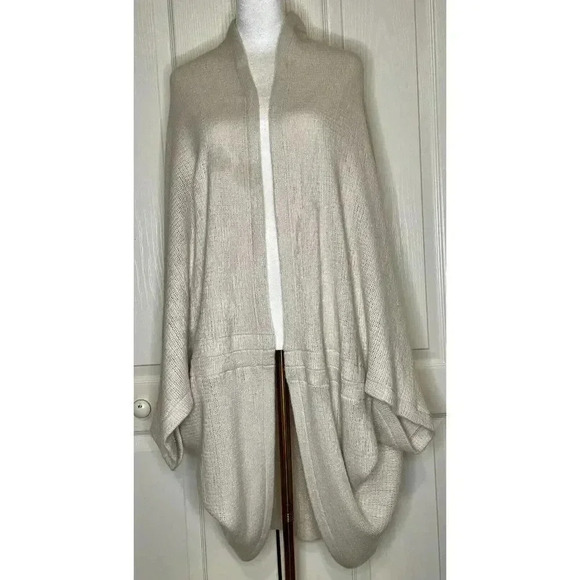Soft Surroundings Wrap Shrug‎ Sweater Women’s One Size Knit Cream - Picture 1 of 5